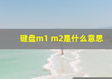 键盘m1 m2是什么意思